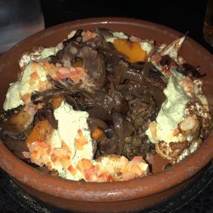 Black mujadara. at Saha in San Francisco