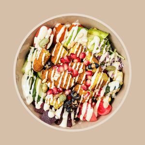 Falafel Bowl - vegan at Kelia in Leipzig