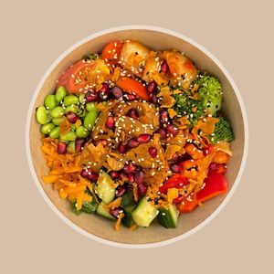 Seitan Bowl - vegan at Kelia in Leipzig