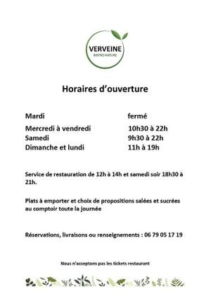  at Verveine - Bistro Nature in Montbrun-les-bains