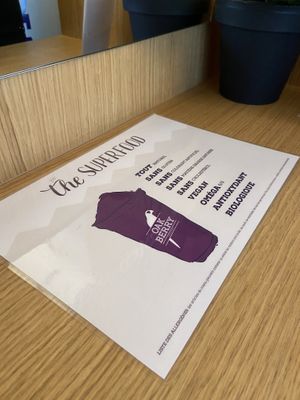 Menu   at Oakberry in Brussels