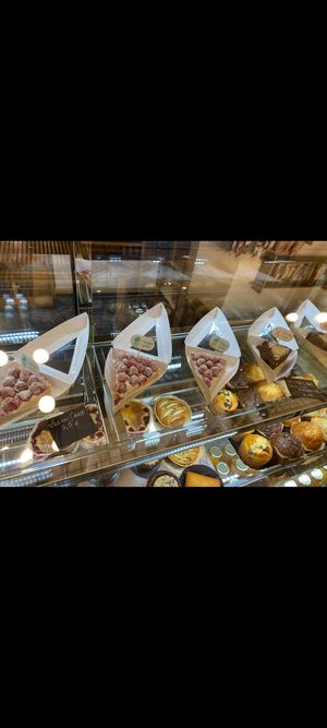 Cakes window at MIR concept store... coffee and more in Brussels