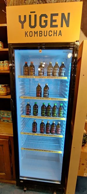 Kombucha at MIR concept store... coffee and more in Brussels