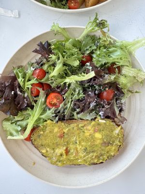 Not freshly cut avocados and not a lot of it   at Lela's Eatery in San Juan