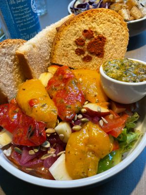 Summer salad at Katzentempel - Hamburg in Hamburg