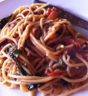 Fourth course: pasta at Pasta Freska in Seattle