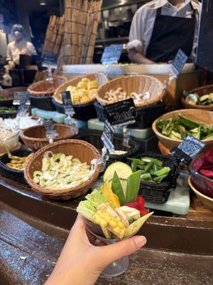   at Nouka no daidokoro in Tokyo