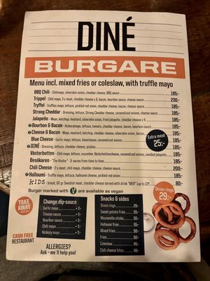   at Diné Burgers in Helsingborg