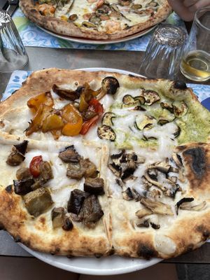4 stagioni pizza (vegan of course)   at Napul'e in Cagliari