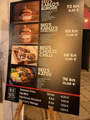   at Beg's Plant Based Street Food in Zagreb
