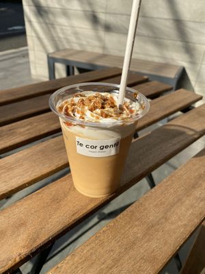 Salted Caramel Lattee  at Te Cor Gentil テコールジャンティー in Tokyo