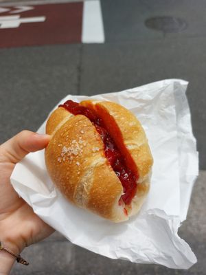Strawberry rhubarb at Te Cor Gentil テコールジャンティー in Tokyo