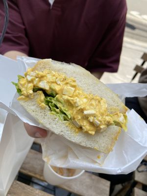 ‘Egg’ sandwich   at Te Cor Gentil テコールジャンティー in Tokyo