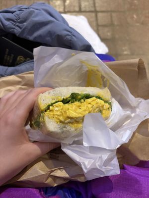 “Egg” Sando  at Te Cor Gentil テコールジャンティー in Tokyo