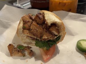 Banh mi   at Lam's Garden in Hilo