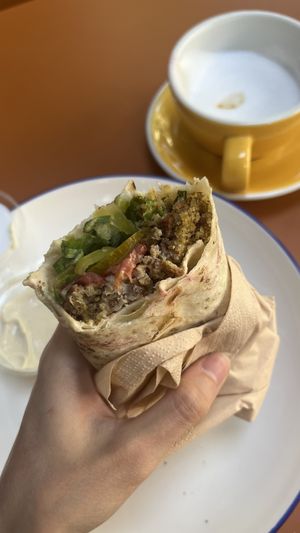 Фалафель с соусом из тахини  at Ground Zero in Yerevan