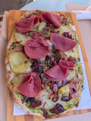 The Nonna Cleme pizza at Nonna Cleme in Turin