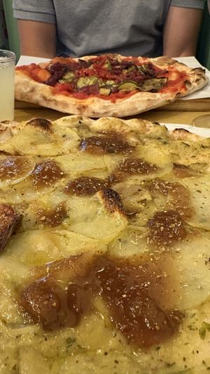 La Giulietta vegana: crema di zucca, patate, composta di fichi   at Nonna Cleme in Turin