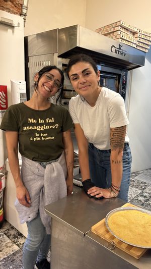 Gloria e Valentina  at Nonna Cleme in Turin