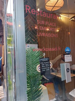 Sur place à emporter livraison, horaires at Kossaïdi Montparnasse in Paris