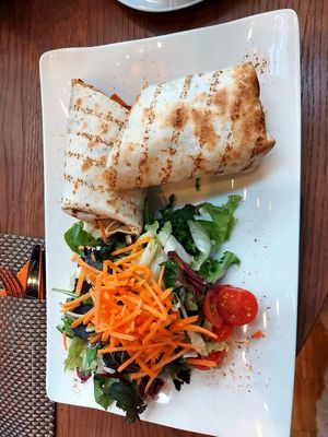 Vegan Wrap at Täglich in Rheine