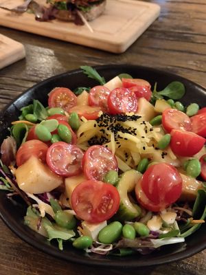 Miso salad at SOIL Vegan Café - East in Amsterdam