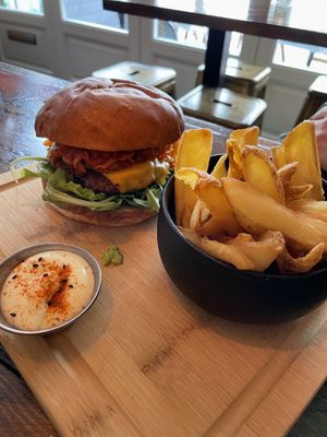 Kimchi burger  at SOIL Vegan Café - East in Amsterdam