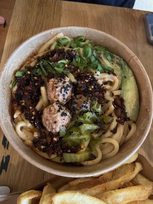 ben ben noodles  at SOIL Vegan Café - East in Amsterdam