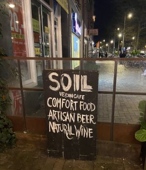 All and only vegan dishes!!  at SOIL Vegan Café - East in Amsterdam