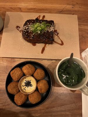 Delicious vegan food. Perfect for dinner 💚 #Veganuary at SOIL Vegan Café - East in Amsterdam