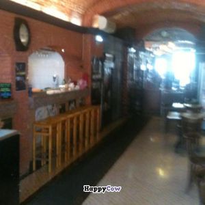 inside at The Green Room Cafe in Lisbon