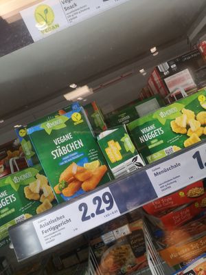 Vegan at Lidl in Kleinblittersdorf