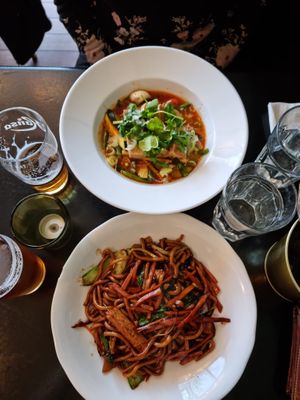 Tom Yum Soup & Udon noodles at Enjoy Saigon in Bergen
