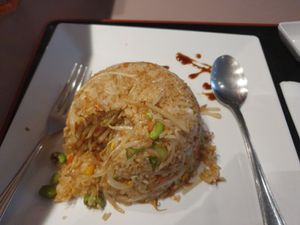 Vegetable fried rice at Kaishu in Maastricht