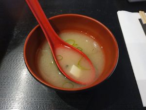 Miso soup at Kaishu in Maastricht