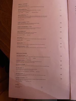 Menu (19/12/23)  at Hoa Rong in Berlin