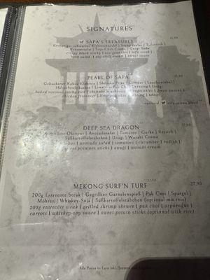 Menu (2/3).  at Hoa Rong in Berlin