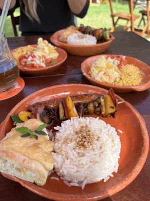 Vegan Churrasco   at Taboo Tiki Bar in Florianopolis