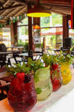 Mojitos at Taboo Tiki Bar in Florianopolis