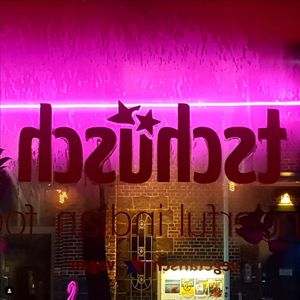 tschüüüsch means "Wow!", "Respect." or "Oha!" and originally comes from turkish  (Çüş). But the young generationhas given the word this new meaning.  at tschüüüsch - plantpowered futurefood in Berlin