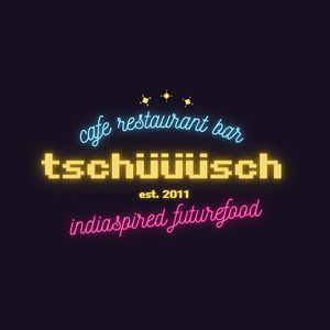 New official logo 2024 at tschüüüsch - plantpowered futurefood in Berlin