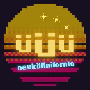 New official social media logo 2024 #neuköllnifornia at tschüüüsch - plantpowered futurefood in Berlin