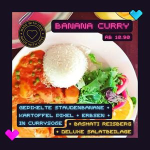 The Banana Curry at tschüüüsch - plantpowered futurefood in Berlin