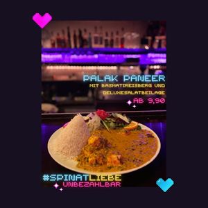 One of our delicious spinach meals. at tschüüüsch - plantpowered futurefood in Berlin