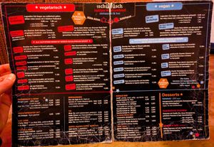 Menu page at Cafe Tschüsch at tschüüüsch - plantpowered futurefood in Berlin