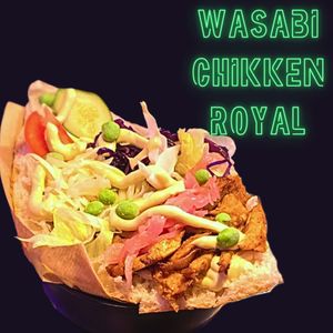 Our newest plantbased DööönerCreation:
WASABI CHIKKEN ROYAL at tschüüüsch - Vriends & Cosy Comfort Food in Berlin