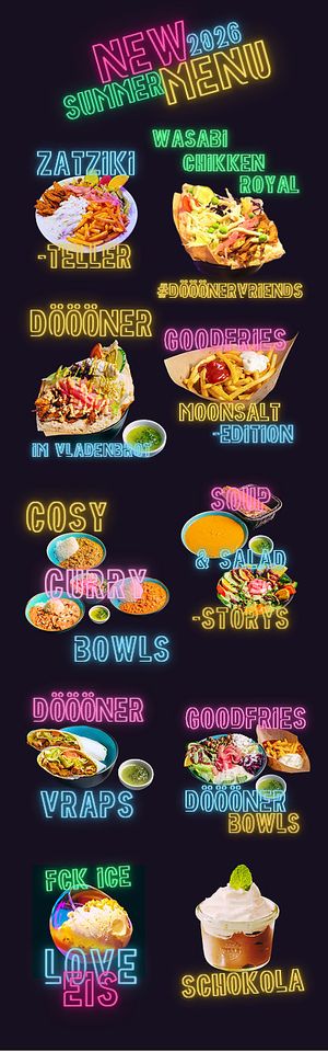 Our whole fckn delicious SummerLineUp! ✨ at tschüüüsch - Vriends & Cosy Comfort Food in Berlin
