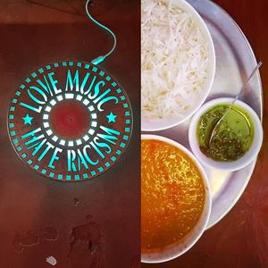 All currys are beautiful (ACAB) & all of them come with a mountain of basmati-rice & a deluxe-sidesalad. at tschüüüsch - plantpowered futurefood in Berlin