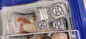 Milanes, pizza crust... at Puentes Amarillos in El Chalten