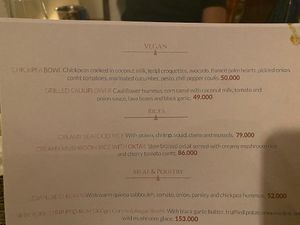 Opções veganas at Alma in Cartagena